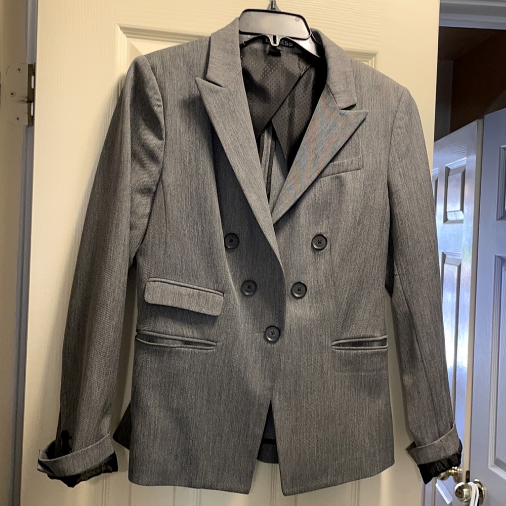 Express Gray Blazer